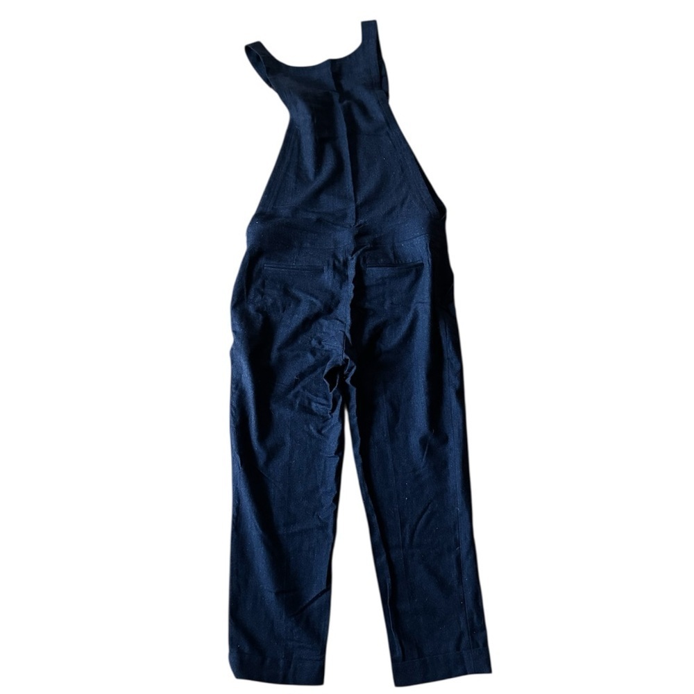 Club Monaco Wool Jumpsuit Overalls Gray Size 6 Sleeveless Long Pant - Picture 2 of 12